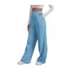 ZHUER Baggy Wide Leg Sweatpants for Women High Waist Fleece Joggers with Pockets Lightweight Comfy Drawstring Sweat Pants view 1
