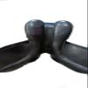 EQUIGEAR Icelandic Leather Saddle Perfect Size- ECO Leather on Color- Black Horse Saddle Tack Size 14" inches - 18" inches Seat Available DK-23hgf (18") view 3