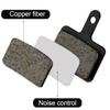4 Pairs Bike Brake Pads, Resin Semi-Metal Bicycle Disc Brake Pads Replacement for Mountain MTB Ebike for Tektro Shimano TRP Deore Br-M575 B01s Mt200 M525 M515 T615 T675 M505 M495 M486 M485 view 4