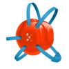 Great Call Athletics Wrestling Classic Headgear Earguard Adult Grappling Head Gear | Adjustable Ear Guards Powder Blue Straps (Orange w/ Powder Blue Straps) view 1