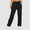 ZHUER Baggy Wide Leg Sweatpants for Women High Waist Fleece Joggers with Pockets Lightweight Comfy Drawstring Sweat Pants view 3