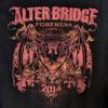 Alter Bridge Fortress Batwing Eagle Womens Junior Fit T Shirt Size L Black view 3