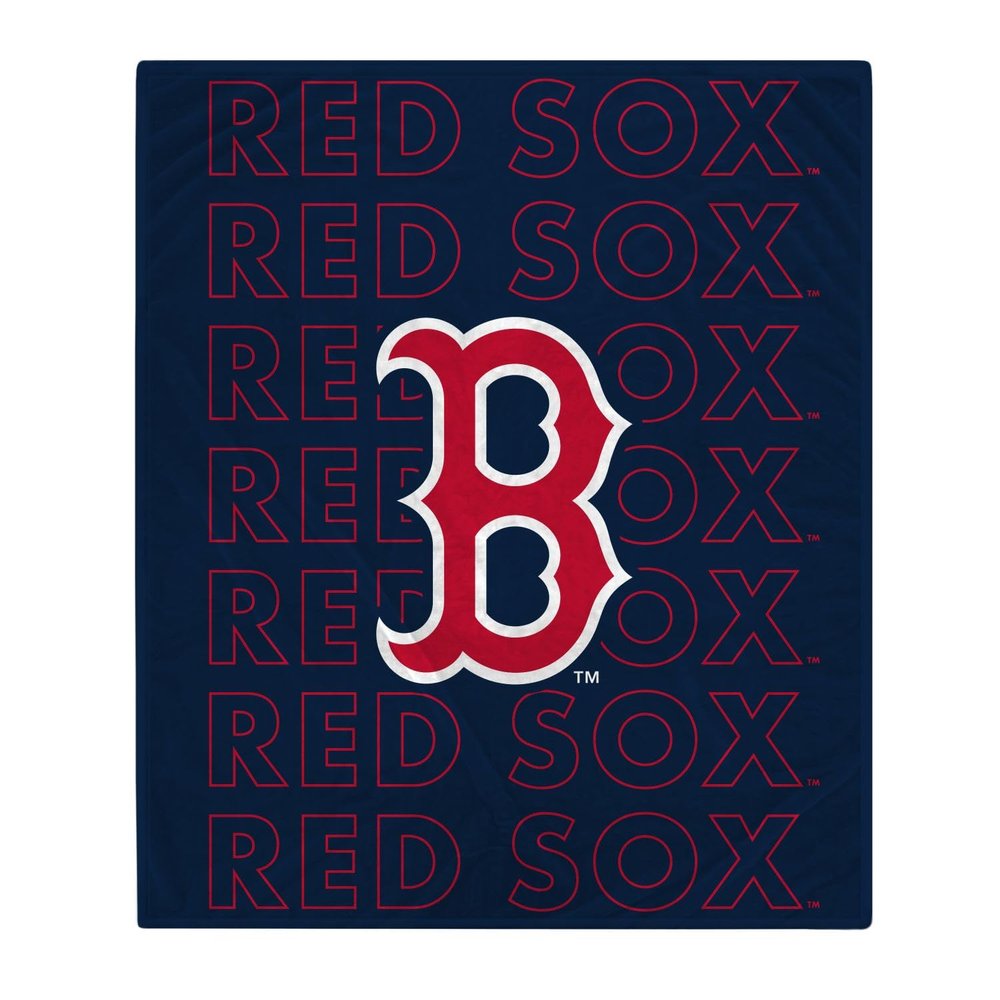 Pegasus Sports Boston Red Sox Echo Wordmark Blanket