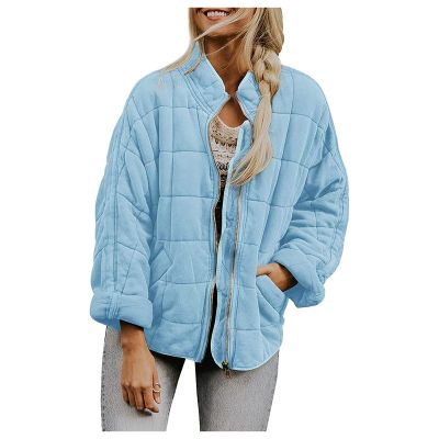 Clearance Long Jackets for Women Fashion 2023 Winter Coat for Women Business Casual Diamond Quilted Hooded Lightweight