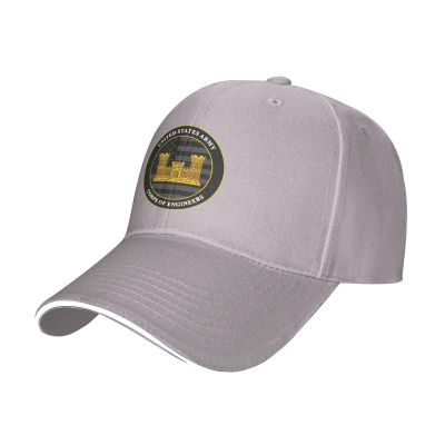 Army Corps of Engineers Usace Hat Baseball Cap Duck Tongue Cap Adult Sandwich Hat Gray