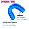 Football Mouth GuardSports Mouthguard for FootballBoxing, Basketball,Wrestling, Includes Mouth Guard Case, Adult and Youth Sizes (1 Pack Blue) view 3