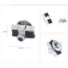 2 vintage camera brooches, men's and women's suit pin badges, sweater jacket bag pins view 4
