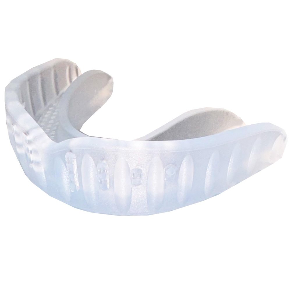 Football Mouth GuardSports Mouthguard for FootballBoxing, Basketball,Wrestling, Includes Mouth Guard Case, Adult and Youth Sizes (1 Pack Clear)