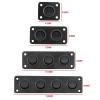 12V 1-4 Gang Universal Toggle Switch Panel USB Car Boat Marine RV Truck Blue LED Styling Accessories Marine Rocker Switch (Color : 1 Button) view 3