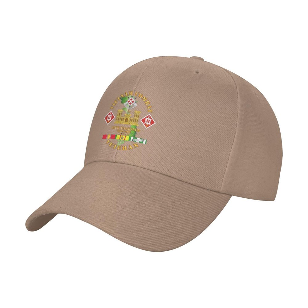 18th Engineer Brigade Vietnam Combat Engineer Baseball Cap Men - Classic Dad Hat Adjustable Plain Hat Natural