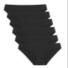Caterlove Women's Seamless Underwear No Show Stretch Bikini Panties Silky Invisible Hipster 6 Pack (E, Large) view 1