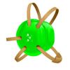 Great Call Athletics | Wrestling Classic Headgear Earguard Adult Grappling Head Gear Adjustable Ear Guards Vegas Gold Straps (Neon Green w/ Vegas Gold Straps) view 1