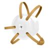 Great Call Athletics | Wrestling Classic Headgear Earguard Adult Grappling Head Gear Adjustable Ear Guards Vegas Gold Straps (White w/ Vegas Gold Straps) view 1