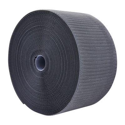 Century Hook Mat Fastener | 42' Long & 4" Wide | Hook Fastener for Carpet Bonded Foam Seams | Hook Mat Fasteners for Wrestling, Gymnastics, and Cheer Gym Floors (Charcoal)