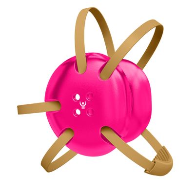 Great Call Athletics | Wrestling Classic Headgear Earguard Adult Grappling Head Gear Adjustable Ear Guards Vegas Gold Straps (Pink w/ Vegas Gold Straps)