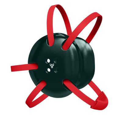 Great Call Athletics | Wrestling Classic Headgear Earguard Adult Grappling Head Gear Adjustable Ear Guards Varsity Red Straps (Dark Green w/ Varsity Red Straps)