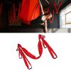 Aerial Yoga Swing Set, Yoga Hammock Hanging Swing, Polyester Cotton Adjustable Improve Flexibility Yoga Hammock Yoga Inversion Tool for Physical Exercise (Red) view 4