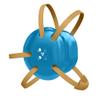 Great Call Athletics | Wrestling Classic Headgear Earguard Adult Grappling Head Gear Adjustable Ear Guards Vegas Gold Straps (Powder Blue w/ Vegas Gold Straps) view 1