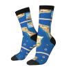 ZISHAK Greece Map Print Adult Sports Socks-Men'S Cotton Mid-Calf Socks:A Fusion Of Comfort,Style,And Functionality view 3