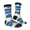 ZISHAK Greece Map Print Adult Sports Socks-Men'S Cotton Mid-Calf Socks:A Fusion Of Comfort,Style,And Functionality view 4