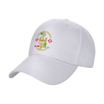 18th Engineer Brigade Vietnam Combat Engineer Baseball Cap Men - Classic Dad Hat Adjustable Plain Hat White