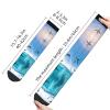ZISHAK Happy Penguin In The Water Adult Sports Socks-Men'S Cotton Mid-Calf Socks:A Fusion Of Comfort,Style,And Functionality view 2