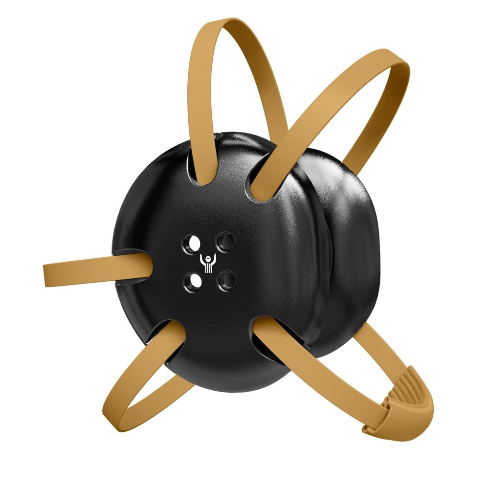 Great Call Athletics | Wrestling Classic Headgear Earguard Adult Grappling Head Gear Adjustable Ear Guards Vegas Gold Straps (Black w/ Vegas Gold Straps)