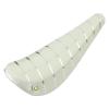 ALTALINE 16" Bicycle Vinyl Banana Seat/Saddle Sparkle with Silver Stripes, Multiple Colors (White) view 1