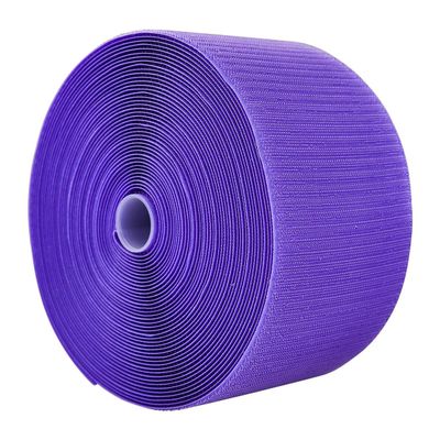 Century Hook Mat Fastener | 42' Long & 4" Wide | Hook Fastener for Carpet Bonded Foam Seams | Hook Mat Fasteners for Wrestling, Gymnastics, and Cheer Gym Floors (Purple)