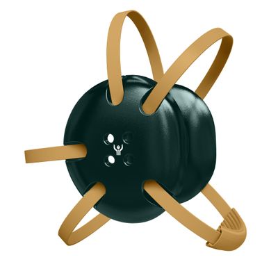 Great Call Athletics | Wrestling Classic Headgear Earguard Adult Grappling Head Gear Adjustable Ear Guards Vegas Gold Straps (Dark Green w/ Vegas Gold Straps)