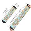 ZISHAK Ice Cream And Waffle Pattern Adult Sports Socks-Men'S Cotton Mid-Calf Socks:A Fusion Of Comfort,Style,And Functionality view 2