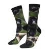 ZISHAK Black Gibbon Monkey Adult Sports Socks-Men'S Cotton Mid-Calf Socks:A Fusion Of Comfort,Style,And Functionality view 3
