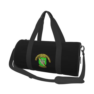 10th Special Forces Group Det A Germany Travel Luggage Duffel Bag Sports Rolling Foldable Duffel Bag, Black