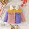 Baby Boys Girls Corduroy Jacket Kids Toddler Sherp Lined Top Lapel Button Down Thicked Warm Coat (A, 3-6 Months) view 2