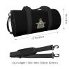 Royal Canadian Air Force Travel Luggage Duffel Bag Sports Rolling Foldable Duffel Bag, Black view 4