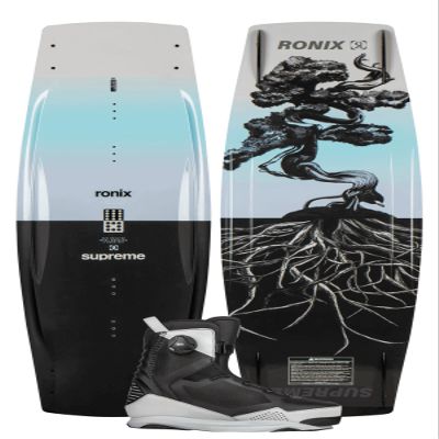 Ronix Wakeboard Package 145 - Supreme Board w/ Supreme BOA Boots - 12
