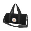 Bitcoin Travel Luggage Duffel Bag Sports Rolling Foldable Duffel Bag, Black view 1