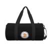 Bitcoin Travel Luggage Duffel Bag Sports Rolling Foldable Duffel Bag, Black view 2