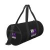 Fuck Pancreatic Cancer Travel Luggage Duffel Bag Sports Rolling Foldable Duffel Bag, Black view 3