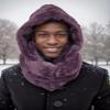 BA UNIQUE FASHION Winter Infinity Scarf - Hat Scarf Combo with Faux Fur Hood, Fur Head Wrap and Snood view 4