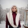 BA UNIQUE FASHION Winter Infinity Scarf - Hat Scarf Combo with Faux Fur Hood, Fur Head Wrap and Snood view 2