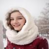 BA UNIQUE FASHION Winter Infinity Scarf - Hat Scarf Combo with Faux Fur Hood, Fur Head Wrap and Snood view 4