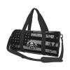 2nd Amendment Skull Travel Luggage Duffel Bag Sports Rolling Foldable Duffel Bag, Black view 1