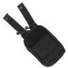 BESPORTBLE 3pcs First Aid Waist Pouch Bag for Outdoor Emergencies Compact Medical Storage Bag Buckle Design for Hiking Travel and Daily Use Multi-Functional Tool Accessory Black view 1