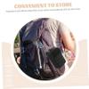 BESPORTBLE 3pcs First Aid Waist Pouch Bag for Outdoor Emergencies Compact Medical Storage Bag Buckle Design for Hiking Travel and Daily Use Multi-Functional Tool Accessory Black view 3