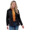 Cruel Denim Cinch Womens Black Corduroy Shirt Jacket Black M view 1