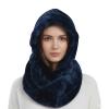 BA UNIQUE FASHION Winter Infinity Scarf - Hat Scarf Combo with Faux Fur Hood, Fur Head Wrap and Snood view 1