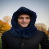 BA UNIQUE FASHION Winter Infinity Scarf - Hat Scarf Combo with Faux Fur Hood, Fur Head Wrap and Snood view 3