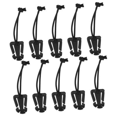 Anneome Elastic String Buckle Clips Buckles for Webbing Straps Webbing Clip Set