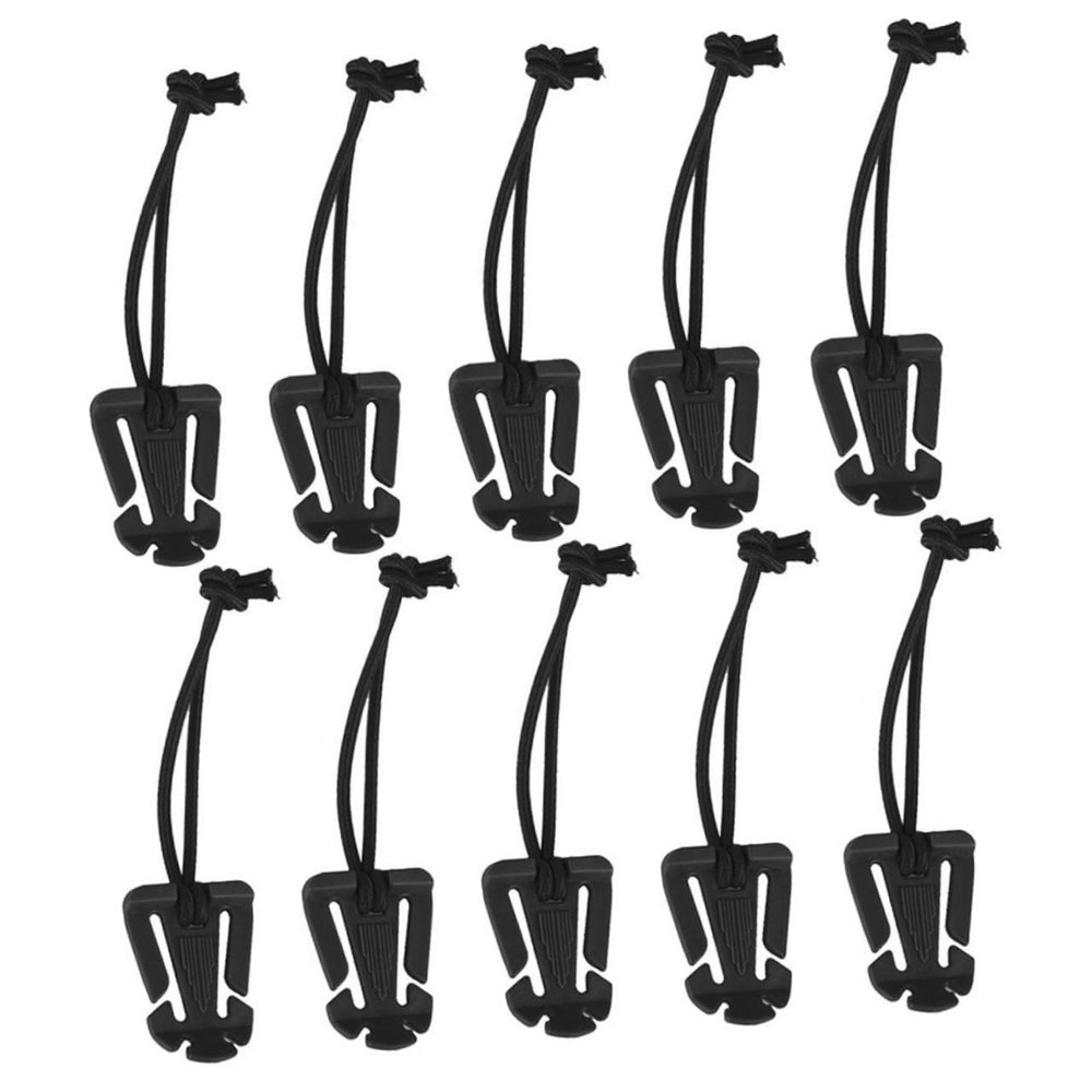 Anneome Elastic String Buckle Clips Buckles for Webbing Straps Webbing Clip Set